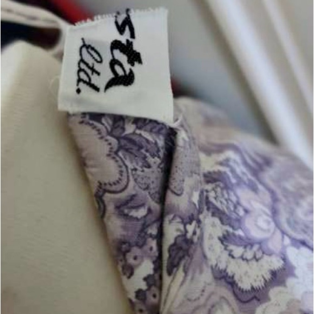 Vintage 1970’s Elegant Purple Floral Women's skirt - Picture 15 of 15